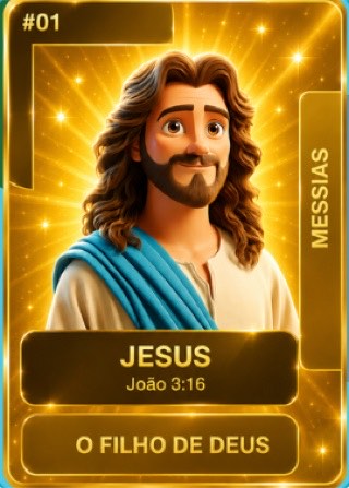 Figurinha de Jesus — O Filho de Deus
